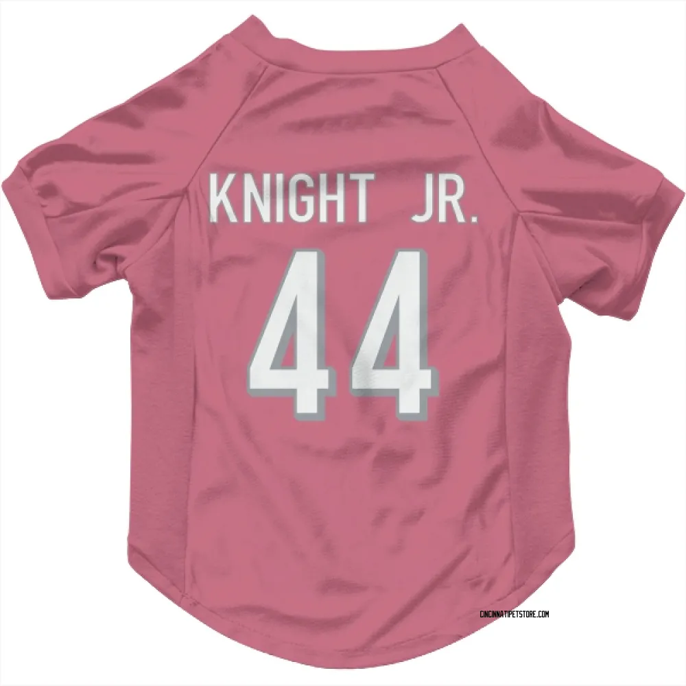 Cincinnati Bengals Demetrius Knight Jr. Pink Pet Jersey for Dog & Cat