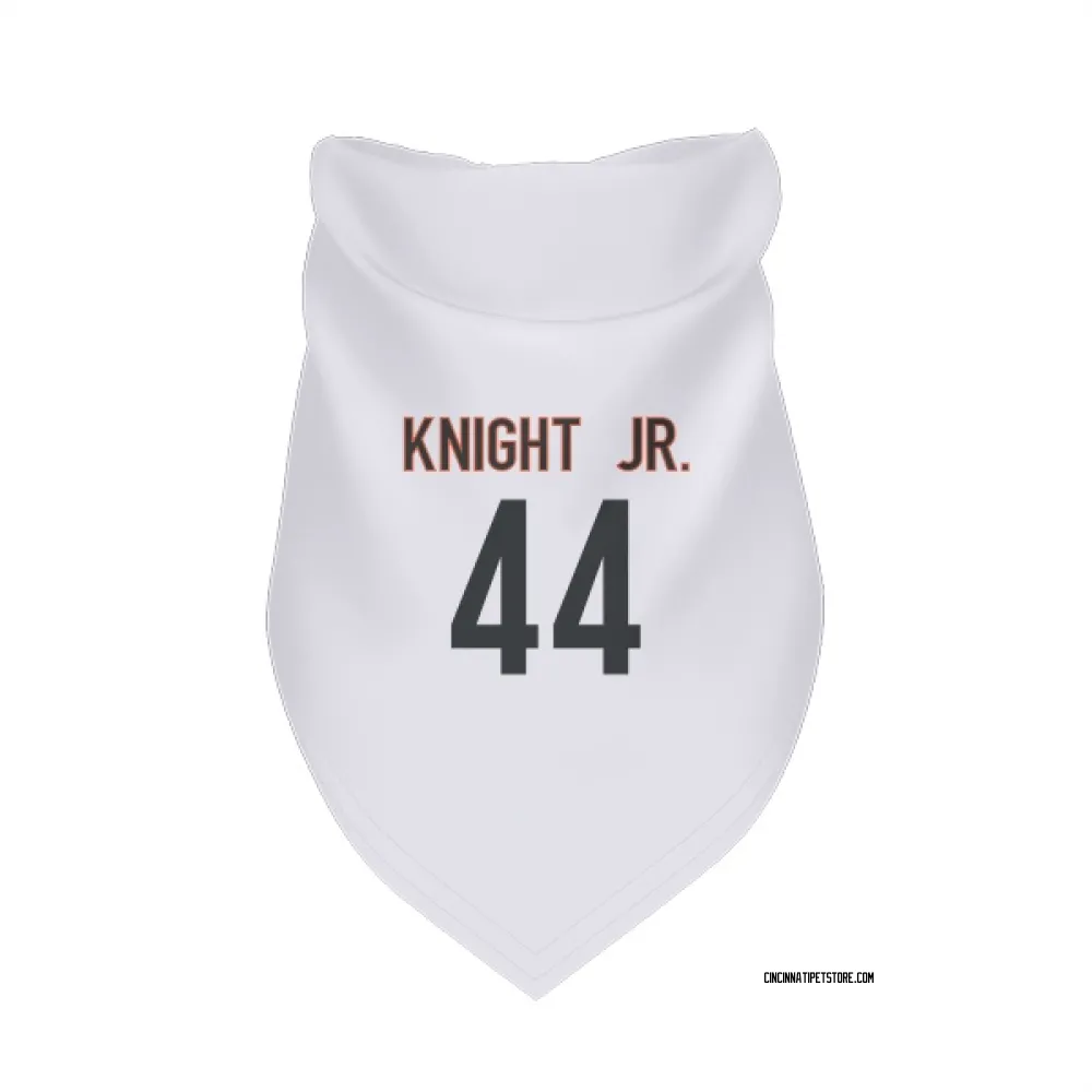 Cincinnati Bengals Demetrius Knight Jr. White Pet Bandana for Dog & Cat