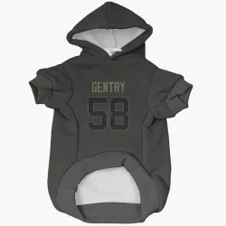 Cincinnati Bengals Eric Gentry Black Service Pet Hoodie for Dog & Cat