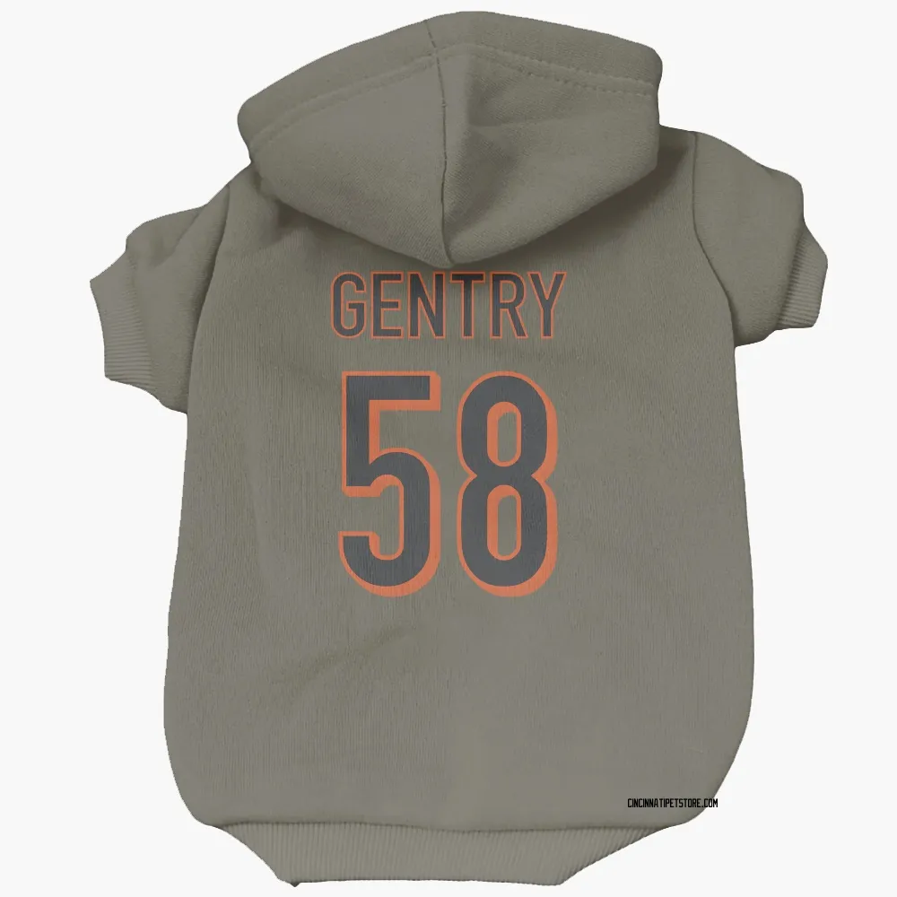 Cincinnati Bengals Eric Gentry Olive Pet Hoodie for Dog & Cat