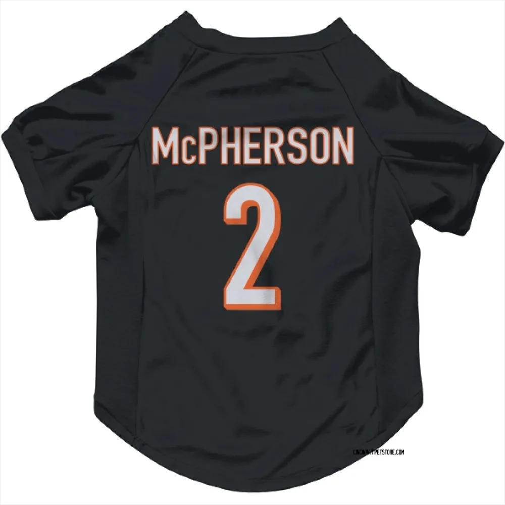 Cincinnati Bengals Evan McPherson Black Pet Jersey for Dog & Cat