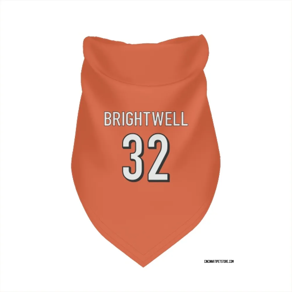 Cincinnati Bengals Gary Brightwell Orange Pet Bandana for Dog & Cat