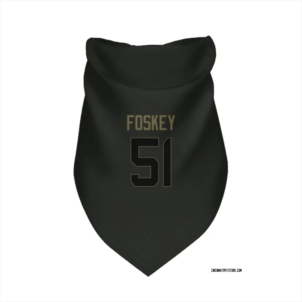 Cincinnati Bengals Isaiah Foskey Black Service Pet Bandana for Dog & Cat