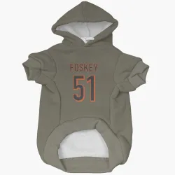 Cincinnati Bengals Isaiah Foskey Olive Pet Hoodie for Dog & Cat