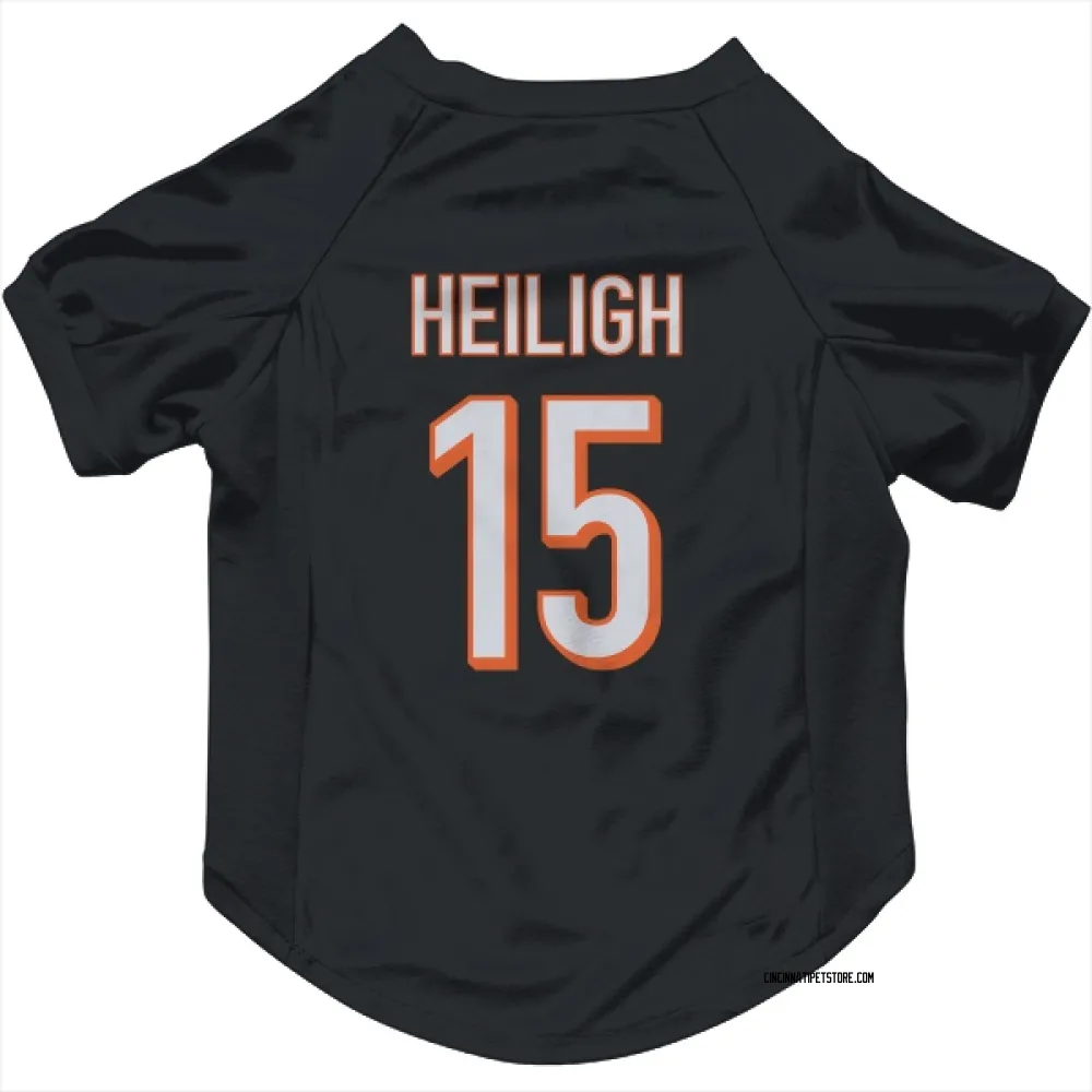 Cincinnati Bengals Jaivon Heiligh Black Pet Jersey for Dog & Cat