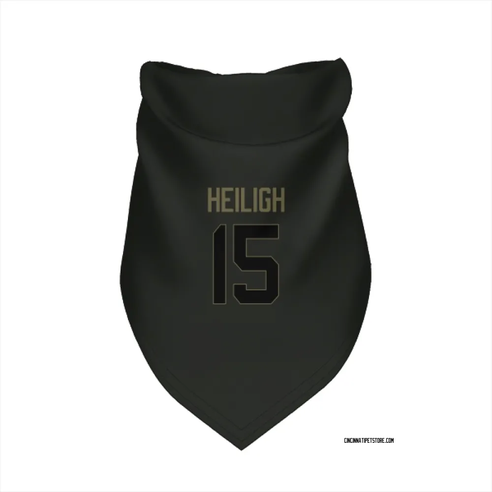 Cincinnati Bengals Jaivon Heiligh Black Service Pet Bandana for Dog & Cat