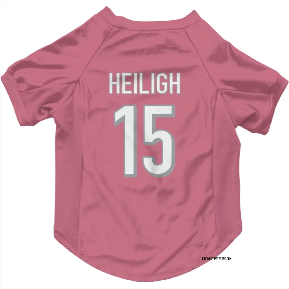 Cincinnati Bengals Jaivon Heiligh Pink Pet Jersey for Dog & Cat