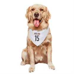 Cincinnati Bengals Jaivon Heiligh White Pet Bandana for Dog & Cat