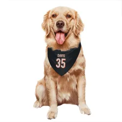 Cincinnati Bengals Jalen Davis Black Pet Bandana for Dog & Cat