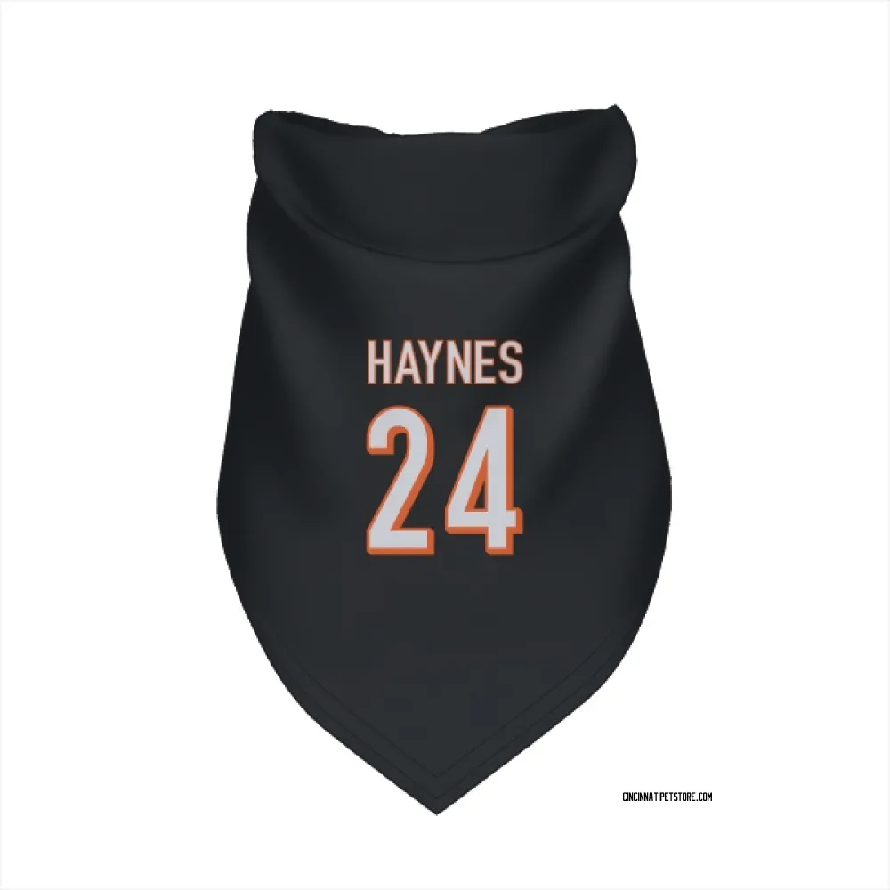 Cincinnati Bengals Jamal Haynes Black Pet Bandana for Dog & Cat