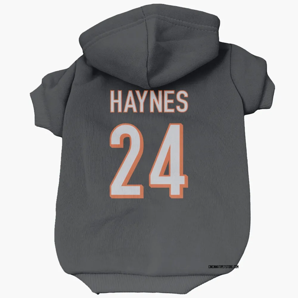 Cincinnati Bengals Jamal Haynes Black Pet Hoodie for Dog & Cat