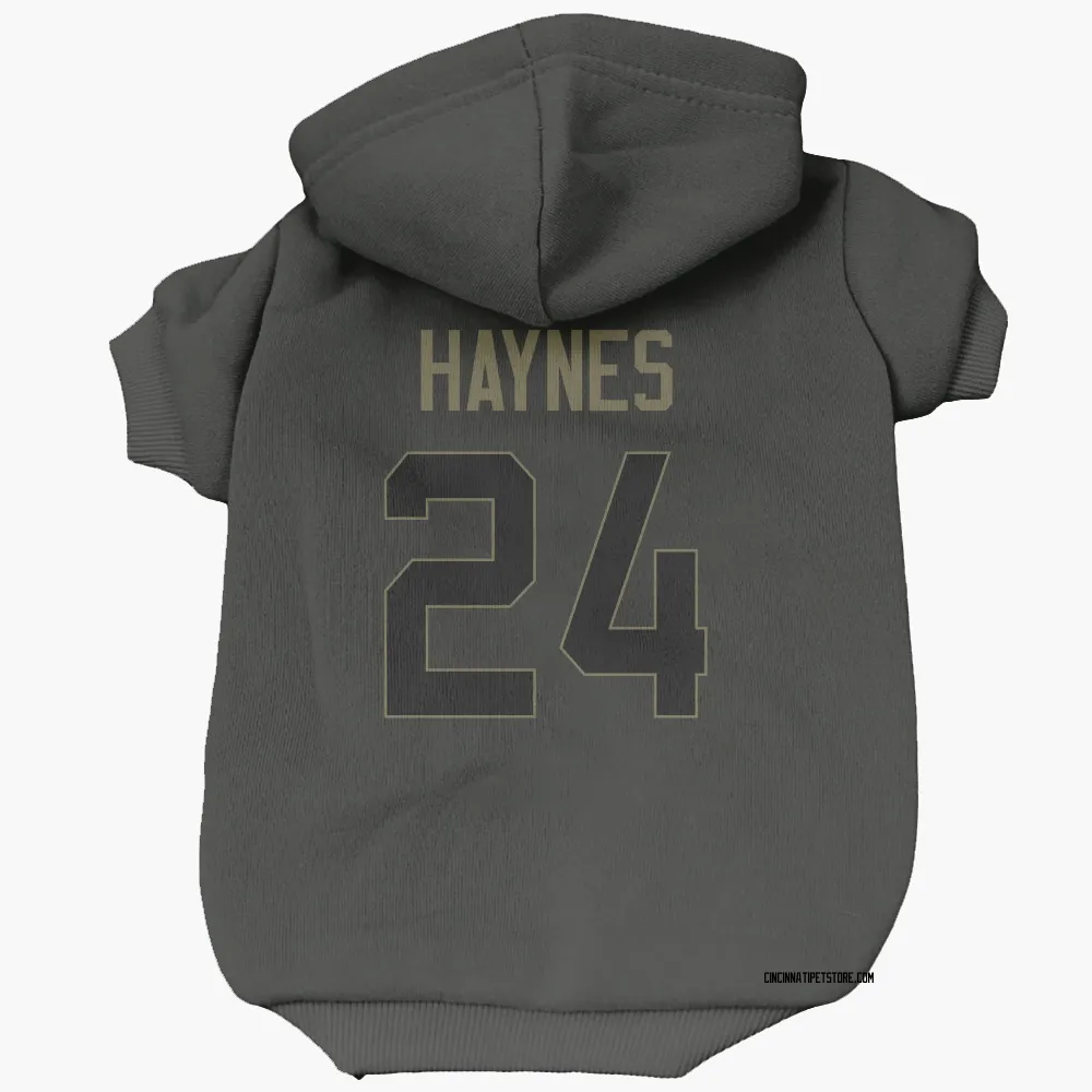 Cincinnati Bengals Jamal Haynes Black Service Pet Hoodie for Dog & Cat