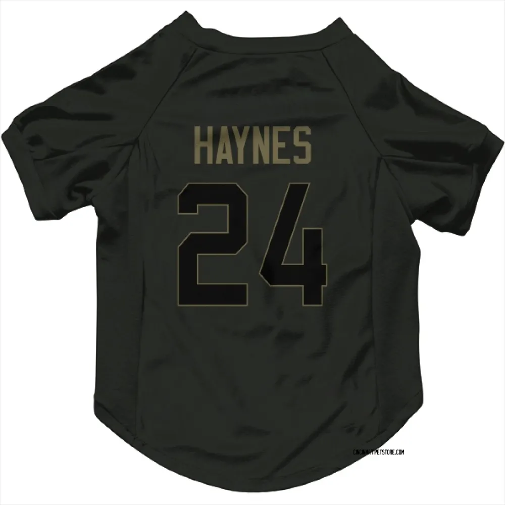 Cincinnati Bengals Jamal Haynes Black Service Pet Jersey for Dog & Cat