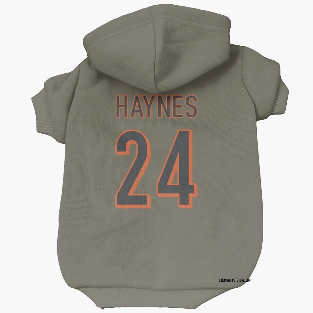 Cincinnati Bengals Jamal Haynes Olive Pet Hoodie for Dog & Cat