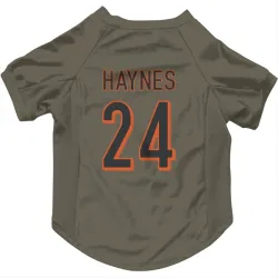 Cincinnati Bengals Jamal Haynes Olive Pet Jersey for Dog & Cat