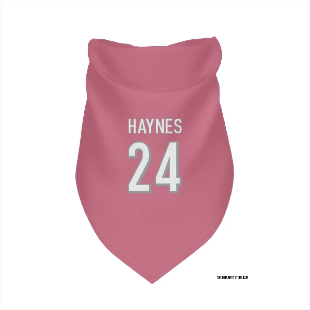 Cincinnati Bengals Jamal Haynes Pink Pet Bandana for Dog & Cat
