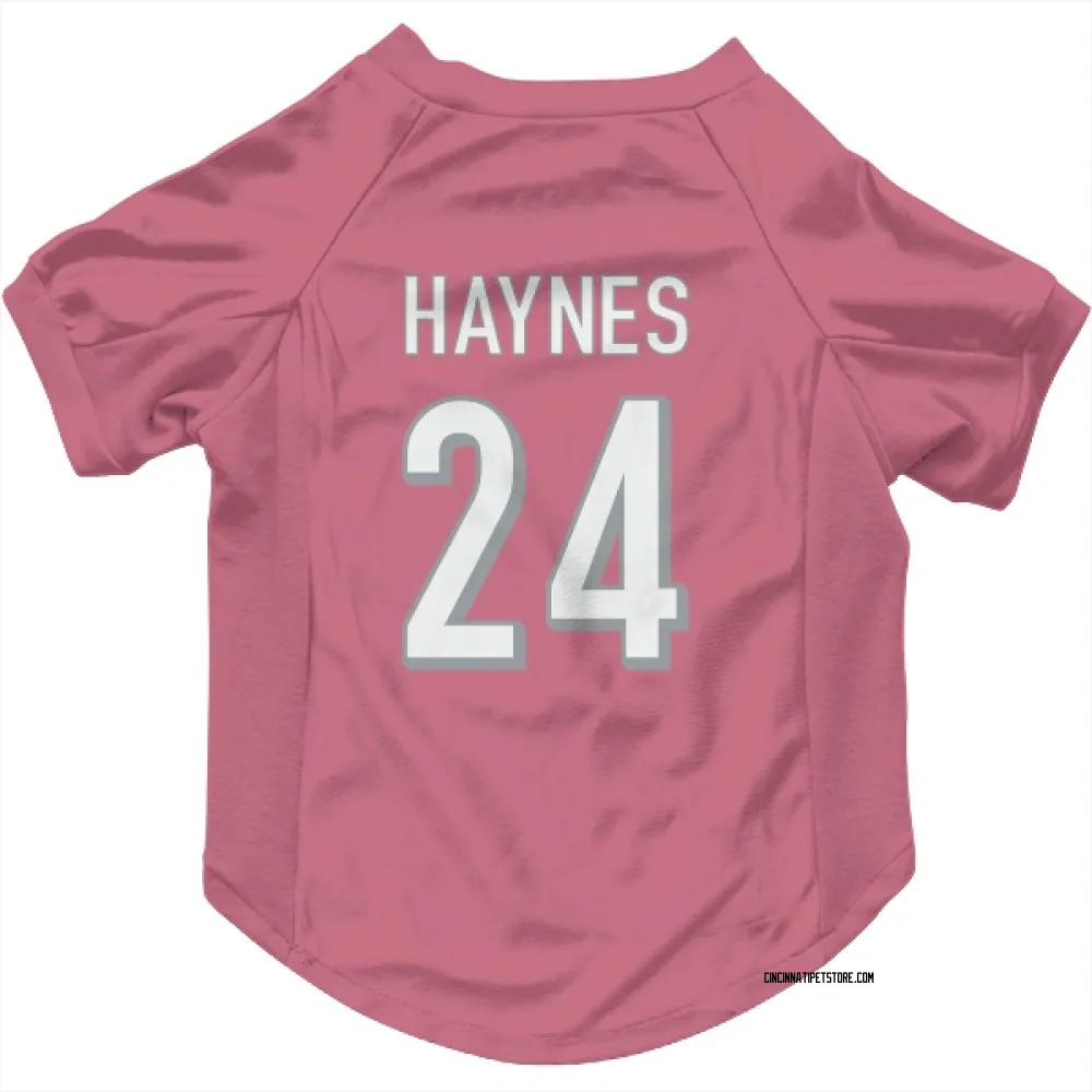 Cincinnati Bengals Jamal Haynes Pink Pet Jersey for Dog & Cat