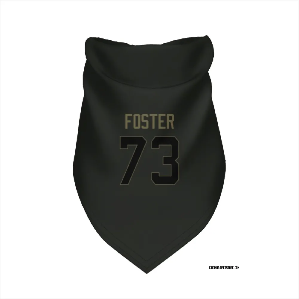 Cincinnati Bengals Javon Foster Black Service Pet Bandana for Dog & Cat