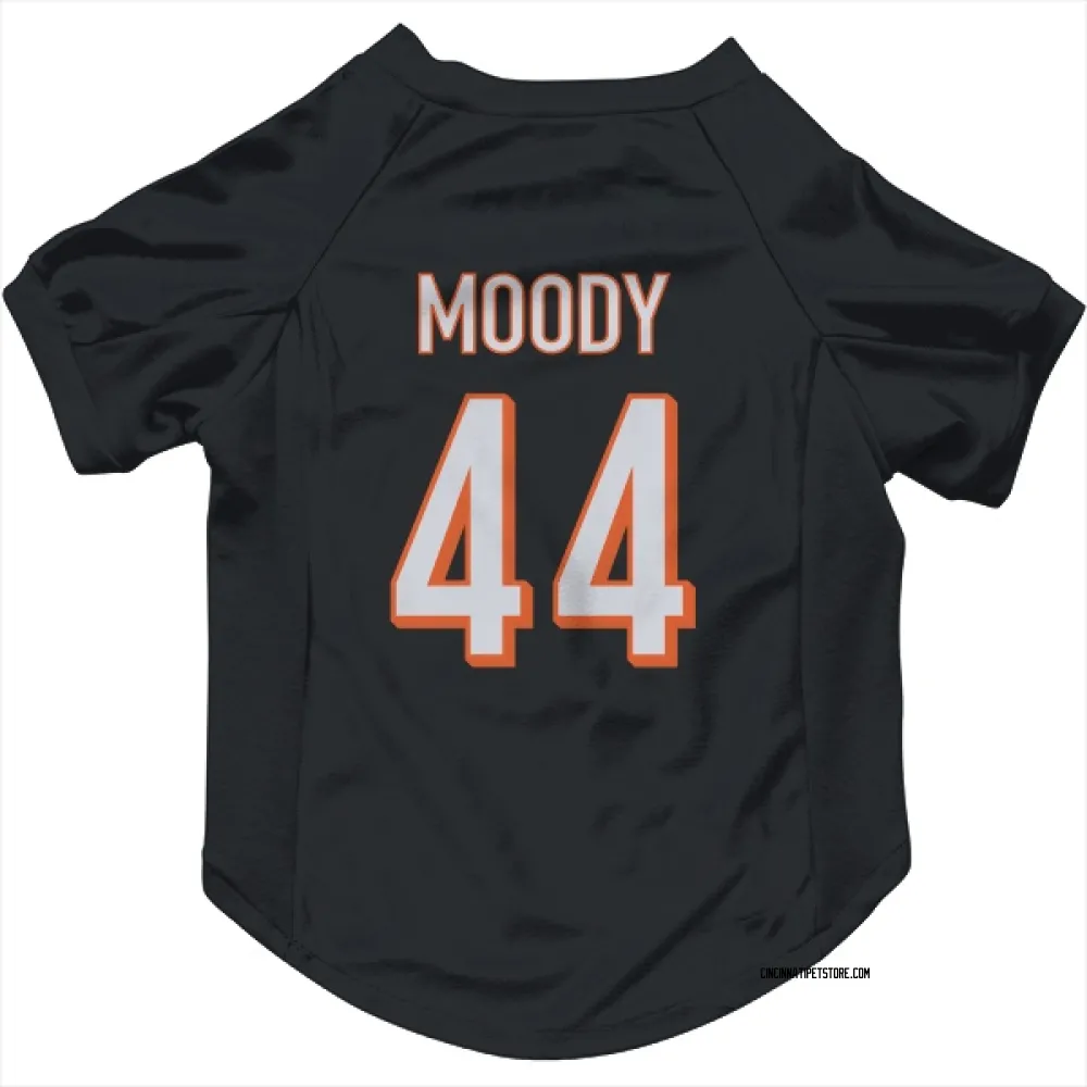 Cincinnati Bengals Jaylen Moody Black Pet Jersey for Dog & Cat
