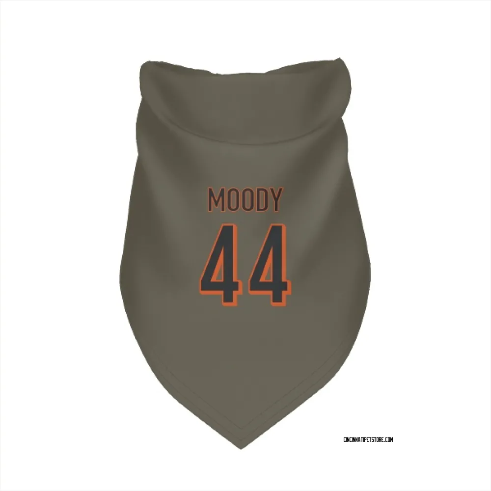 Cincinnati Bengals Jaylen Moody Olive Pet Bandana for Dog & Cat