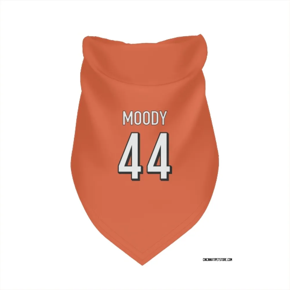 Cincinnati Bengals Jaylen Moody Orange Pet Bandana for Dog & Cat
