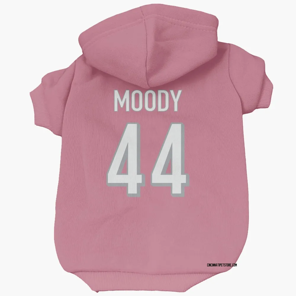 Cincinnati Bengals Jaylen Moody Pink Pet Hoodie for Dog & Cat