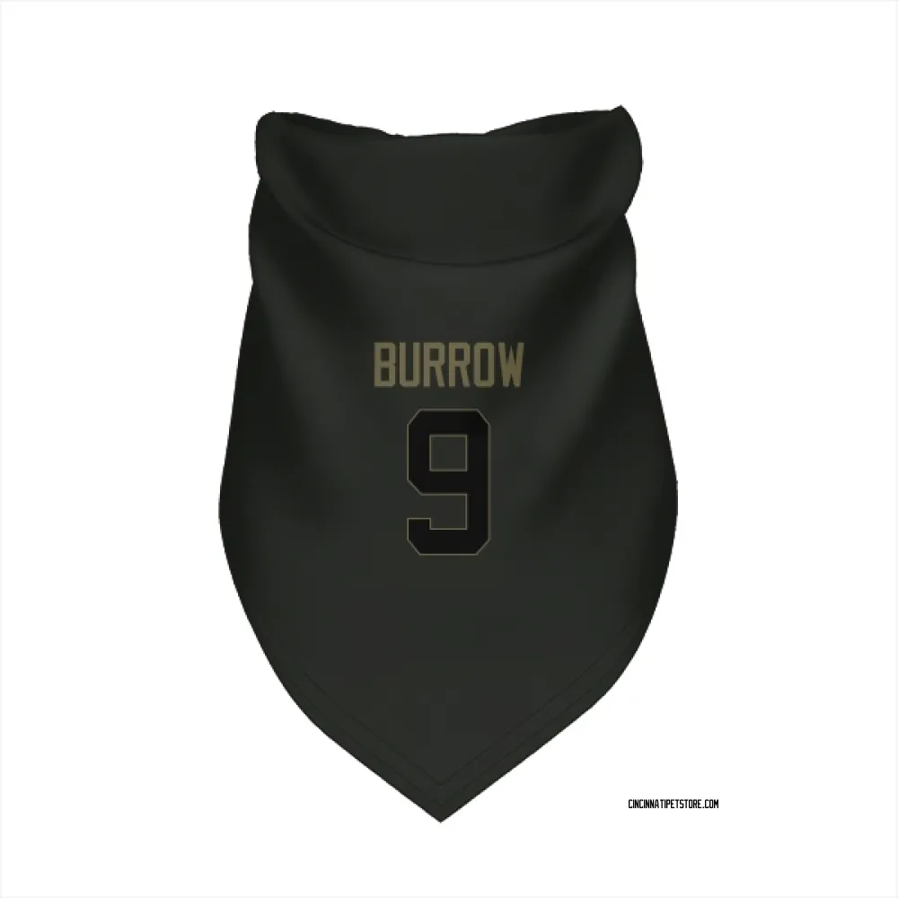 Cincinnati Bengals Joe Burrow Black Service Pet Bandana for Dog & Cat