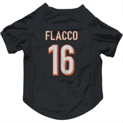 Cincinnati Bengals Joe Flacco Black Pet Jersey for Dog & Cat