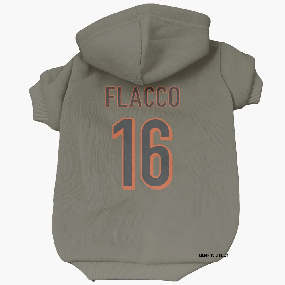 Cincinnati Bengals Joe Flacco Olive Pet Hoodie for Dog & Cat