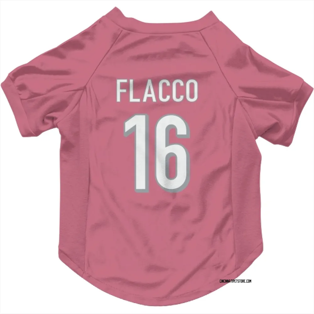 Cincinnati Bengals Joe Flacco Pink Pet Jersey for Dog & Cat