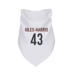 Cincinnati Bengals Joe Giles-Harris White Pet Bandana for Dog & Cat