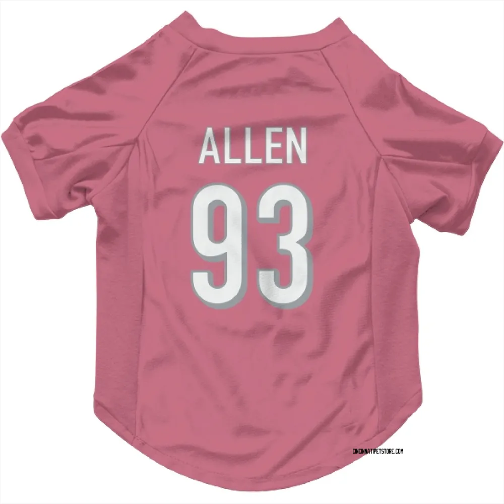 Cincinnati Bengals Jonathan Allen Pink Pet Jersey for Dog & Cat