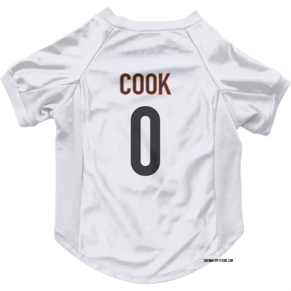 Cincinnati Bengals Jonathan Allen White Pet Jersey for Dog & Cat