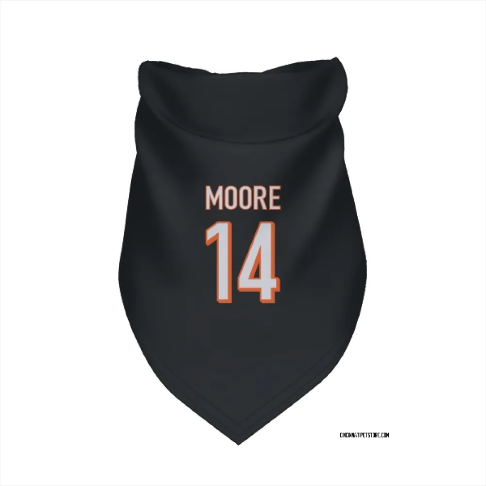 Cincinnati Bengals Jordan Moore Black Pet Bandana for Dog & Cat