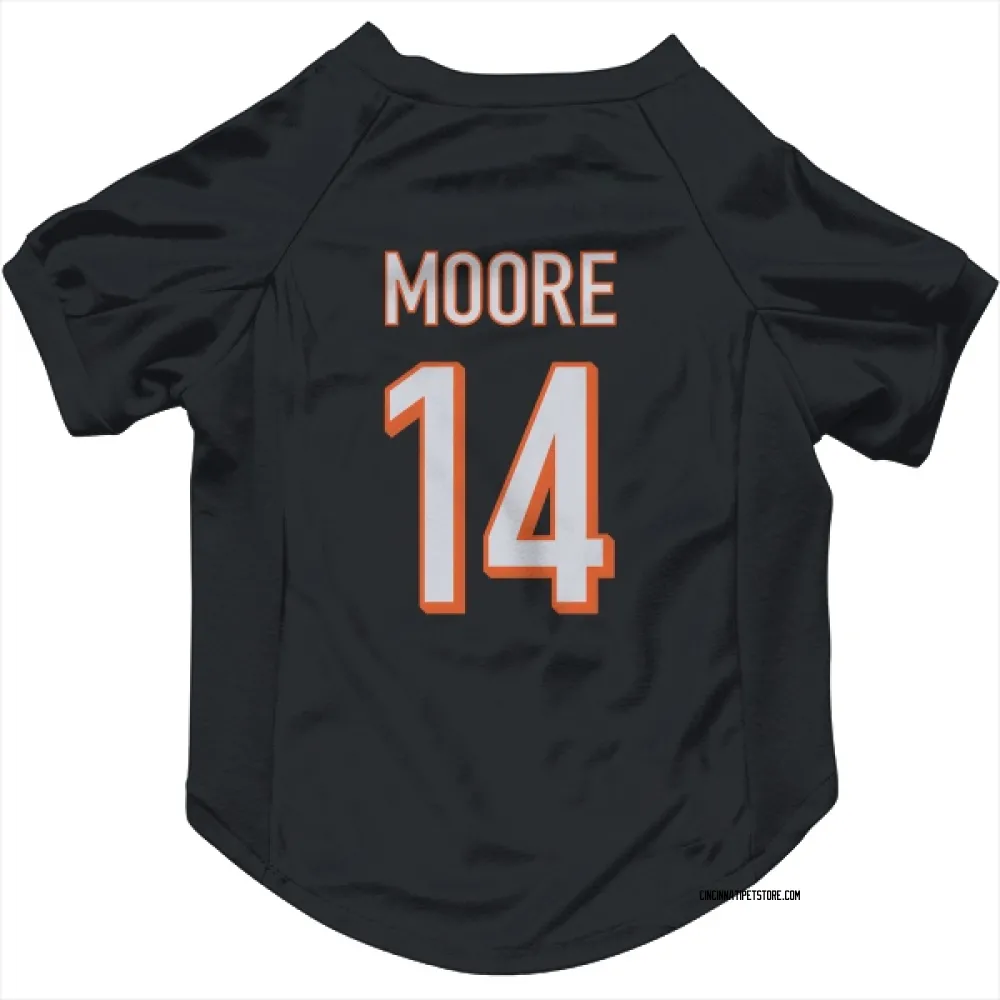 Cincinnati Bengals Jordan Moore Black Pet Jersey for Dog & Cat