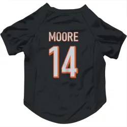 Cincinnati Bengals Jordan Moore Black Pet Jersey for Dog & Cat