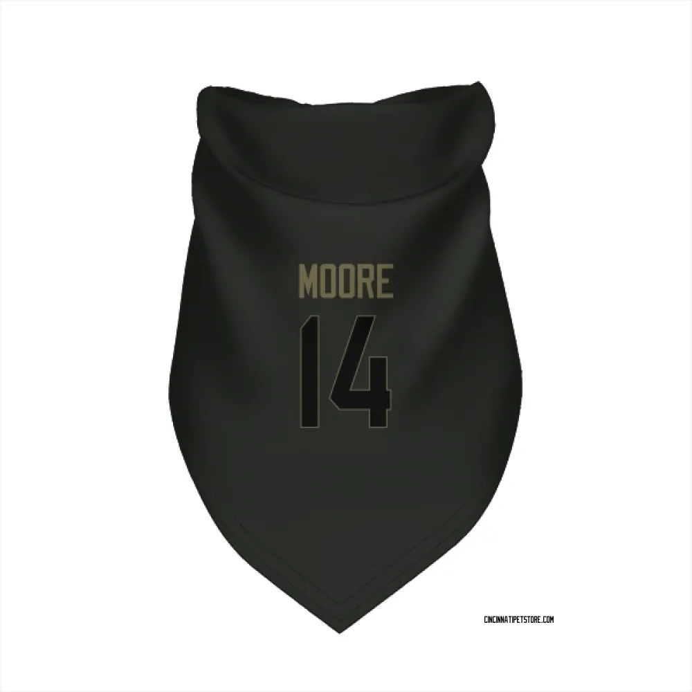 Cincinnati Bengals Jordan Moore Black Service Pet Bandana for Dog & Cat
