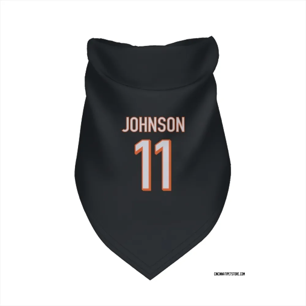 Cincinnati Bengals Josh Johnson Black Pet Bandana for Dog & Cat