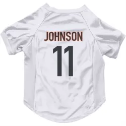 Cincinnati Bengals Josh Johnson White Pet Jersey for Dog & Cat