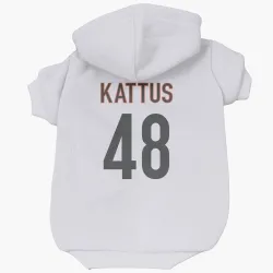 Cincinnati Bengals Josh Kattus White Pet Hoodie for Dog & Cat