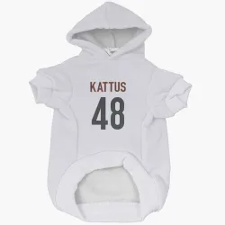 Cincinnati Bengals Josh Kattus White Pet Hoodie for Dog & Cat
