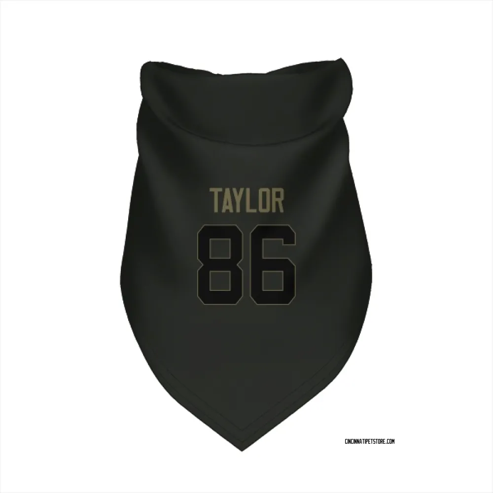 Cincinnati Bengals Kole Taylor Black Service Pet Bandana for Dog & Cat