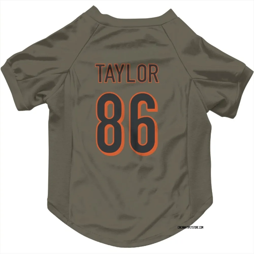 Cincinnati Bengals Kole Taylor Olive Pet Jersey for Dog & Cat