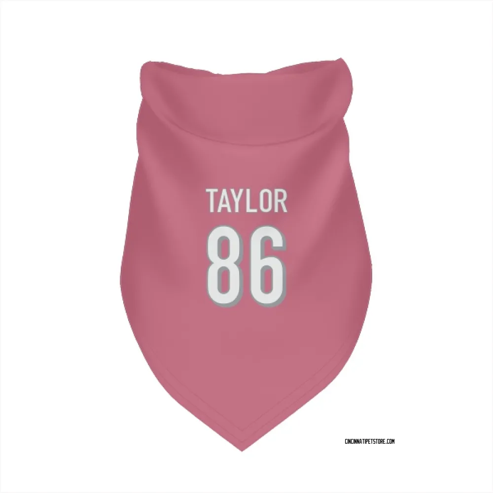 Cincinnati Bengals Kole Taylor Pink Pet Bandana for Dog & Cat