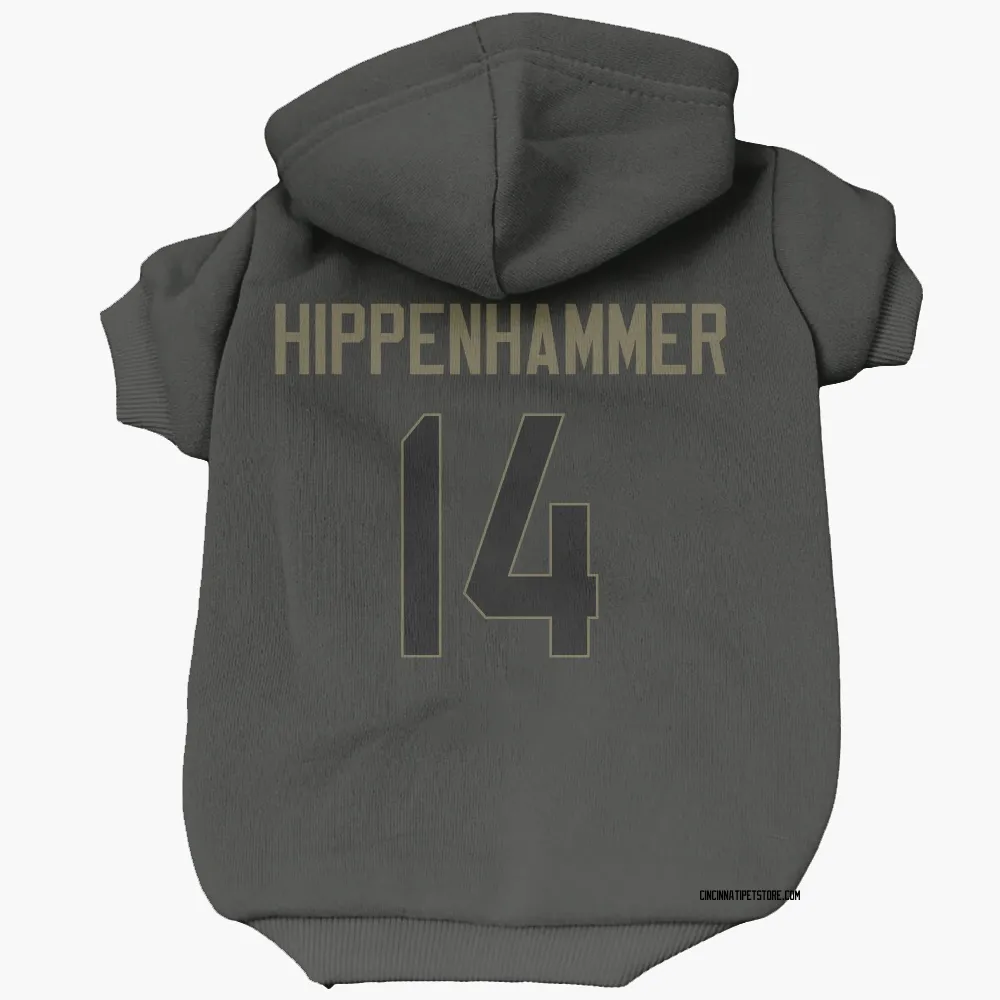 Cincinnati Bengals Mac Hippenhammer Black Service Pet Hoodie for Dog & Cat