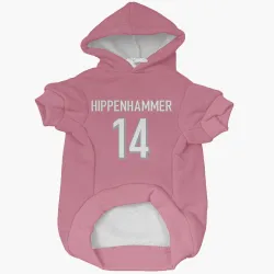 Cincinnati Bengals Mac Hippenhammer Pink Pet Hoodie for Dog & Cat
