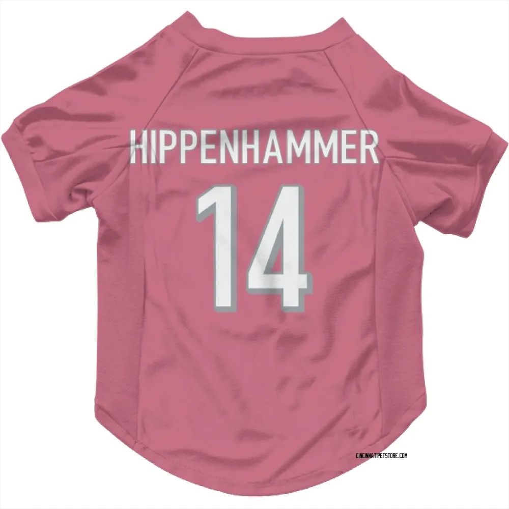 Cincinnati Bengals Mac Hippenhammer Pink Pet Jersey for Dog & Cat