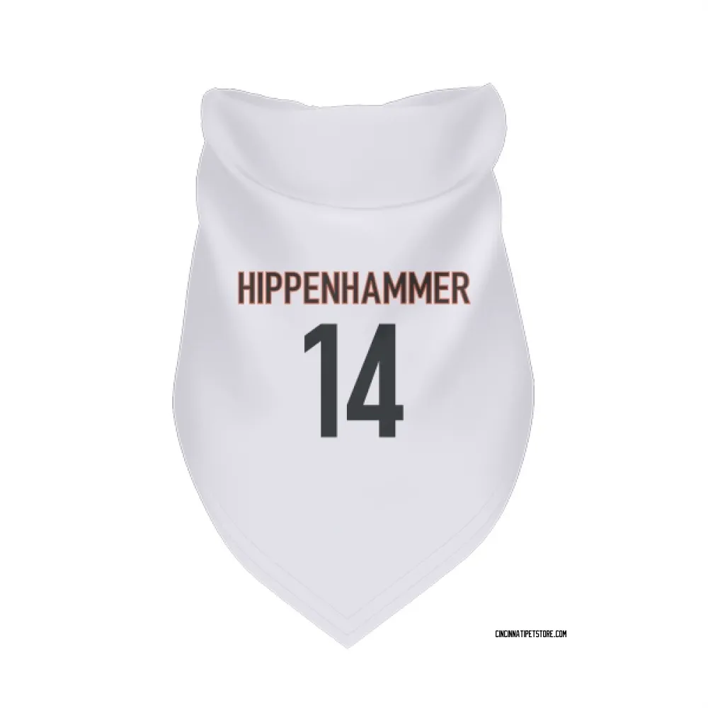 Cincinnati Bengals Mac Hippenhammer White Pet Bandana for Dog & Cat