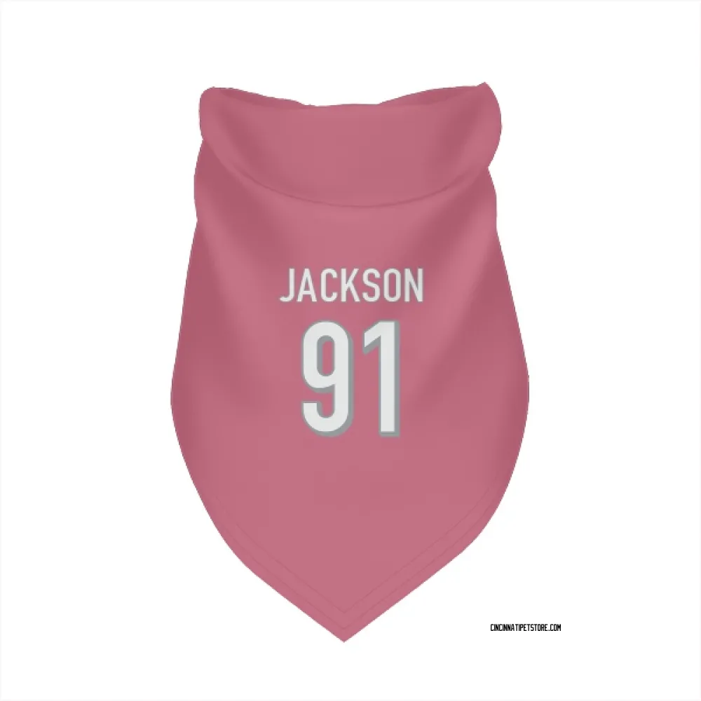 Cincinnati Bengals McKinnley Jackson Pink Pet Bandana for Dog & Cat