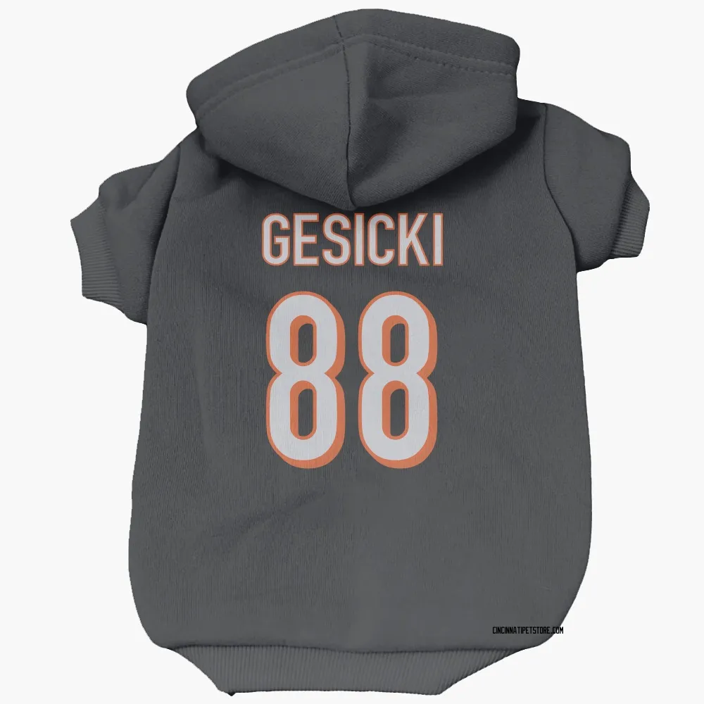 Cincinnati Bengals Mike Gesicki Black Pet Hoodie for Dog & Cat
